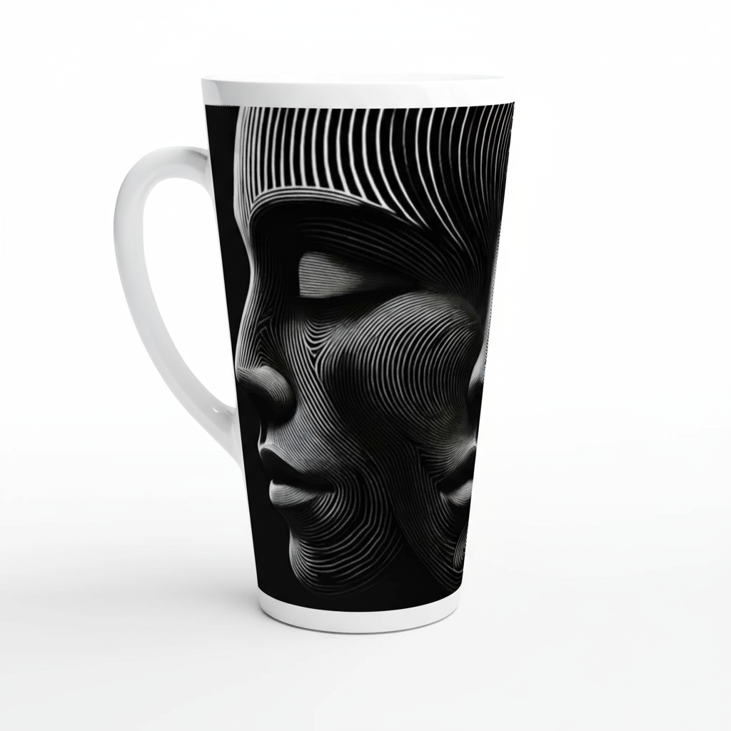 3 Faces 17oz Latte Mug Product Photo
