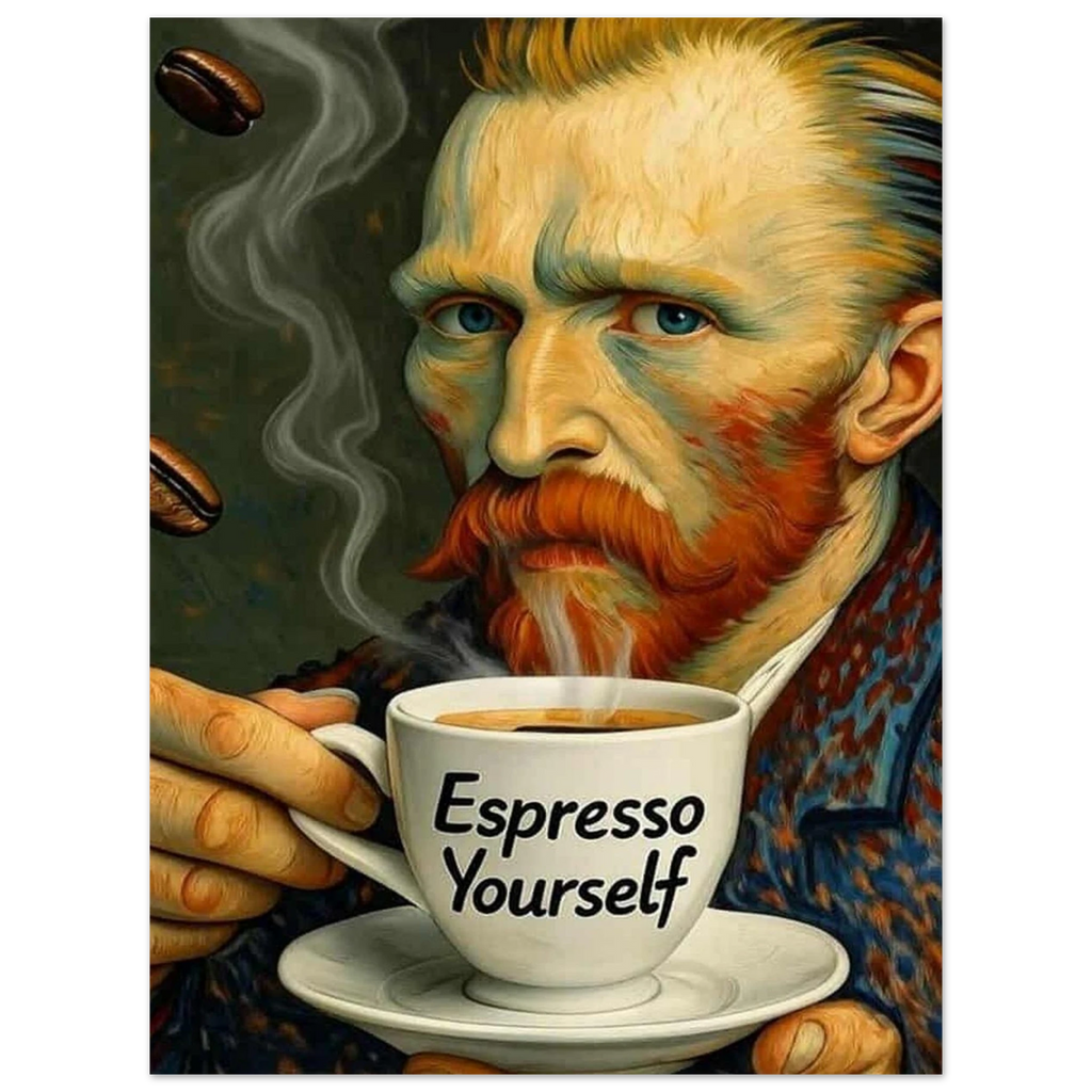 Van Gogh Espresso Yourself poster
