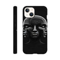 Optical Illusion 3 Faces iPhone Case - Tough Protective Dual-Layer Case