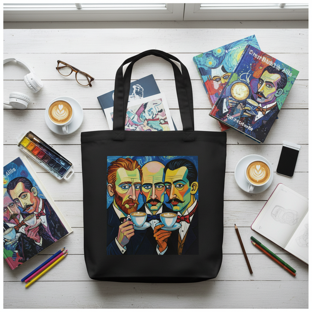Great Minds Tote Flat Lay