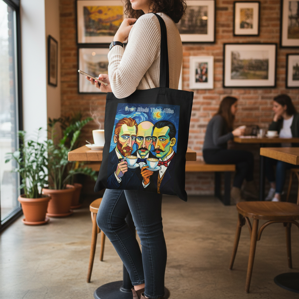 Great Minds Tote in Cafe