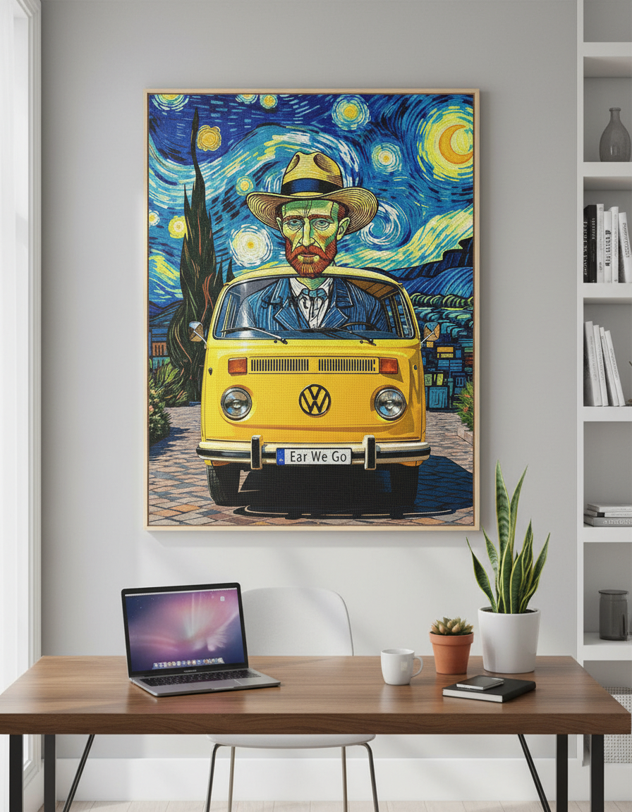 Home Office Canvas Mockup