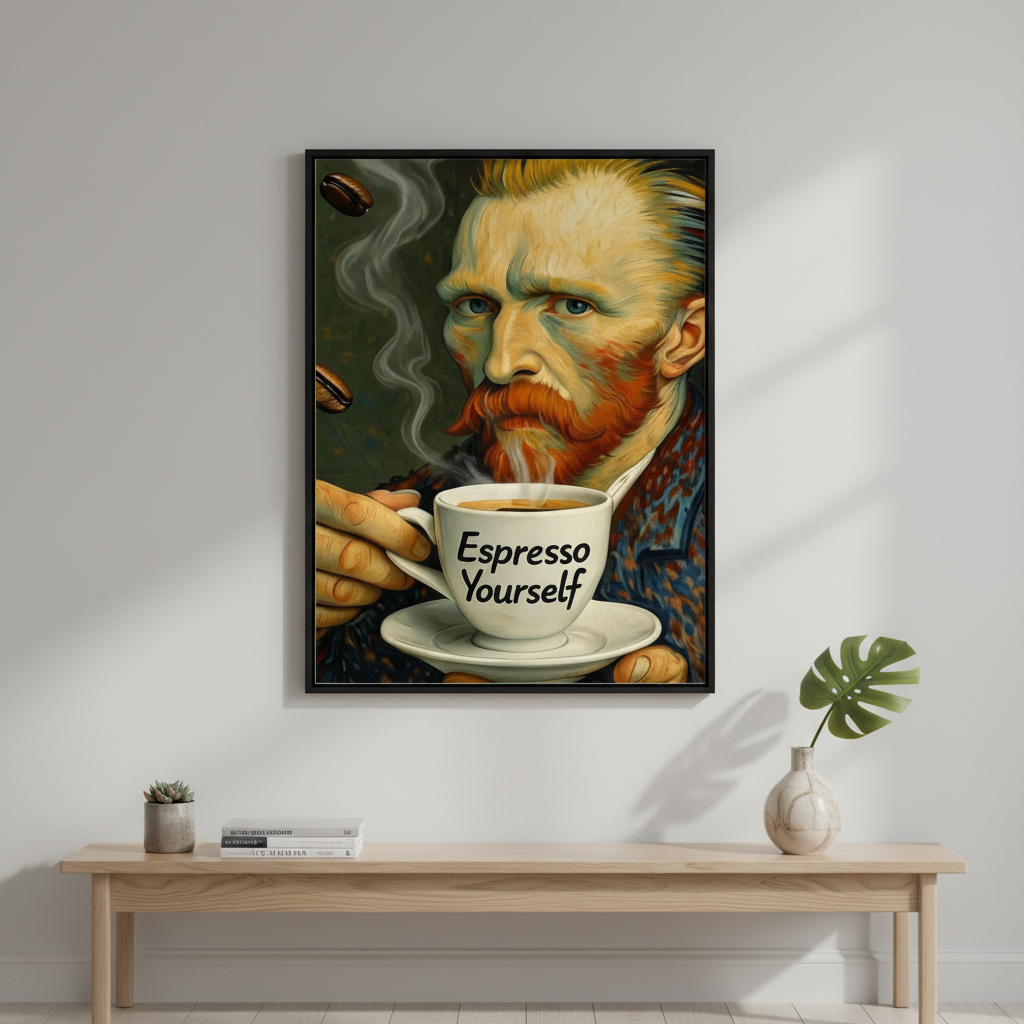 Van Gogh Espresso Yourself poster 30x40 product shot