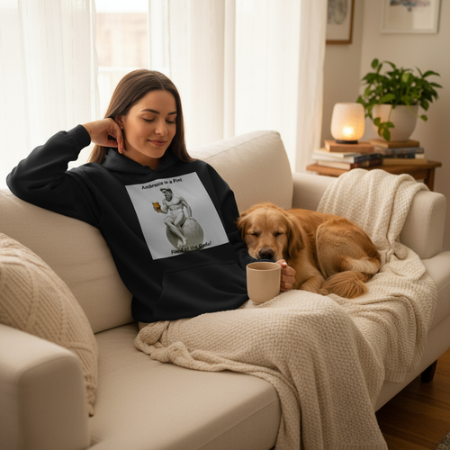 Atlas Ambrosia hoodie cozy home - comfortable Greek mythology design