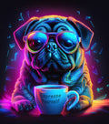 NEON PUG ESPRESSO YOURSELF