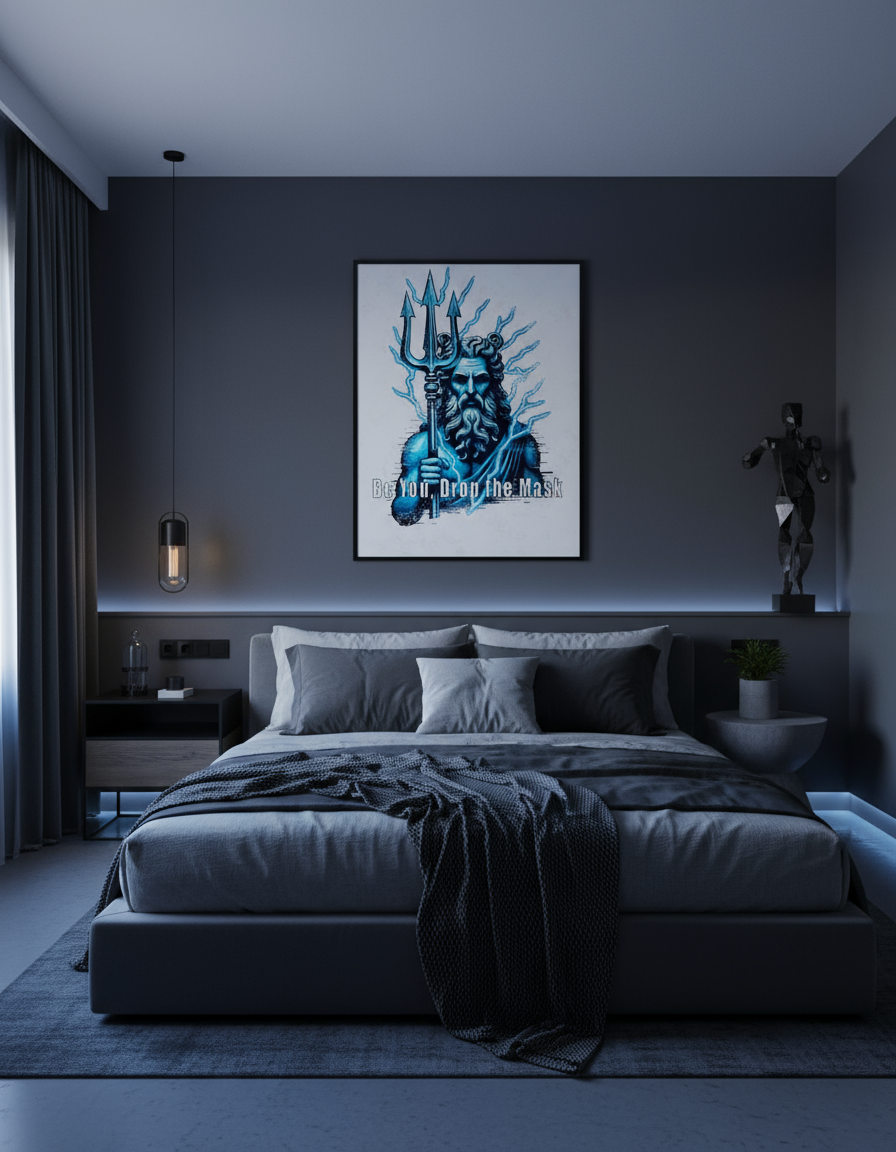 Zeus in bedroom